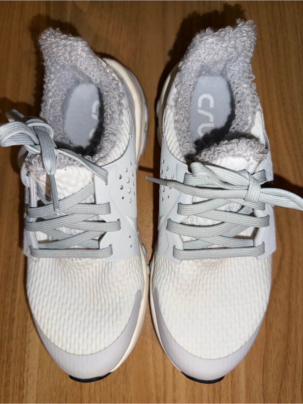 Nike Gray Knit Sneakers with Plush Lining